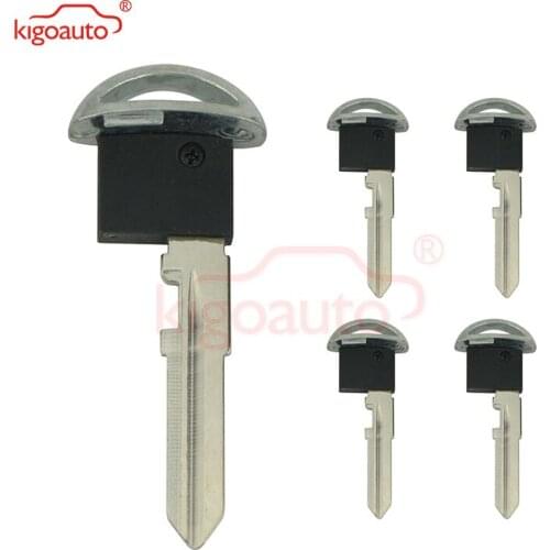Kigoauto 5pcs WAZSKE13D01 smart key blade for Mazda CX-5 emergency key insert 2013 2014