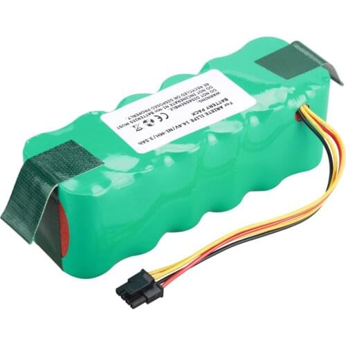 14.4V SC Rechargeable Battery 3500mAh for Ecovacs Mirror CR120 Dibea X500 X580 KK8 Kitfort Panda Haier vacuum cleaner