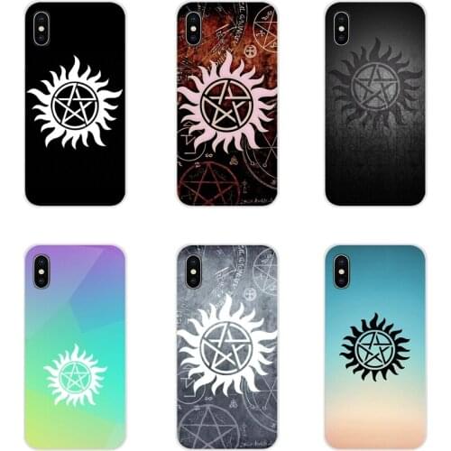 Accessories Phone Cases Covers For Apple iPhone X XR XS 11Pro MAX 4S 5S 5C SE 6S 7 8 Plus ipod touch 5 6 anti possession symbol