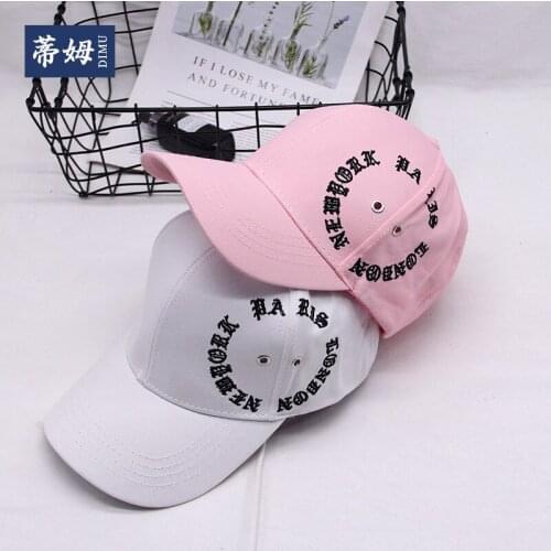 English Alphabet Baseball Caps Female Korean Version Wild Star Same Personality Casual Spring Summer Duck Tongue Hat Male