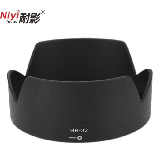 1pcs HB-32 Camera Bayonet petal Lens Hood Reversible suit for D7000 D90 18-105/18-140mm lens hood