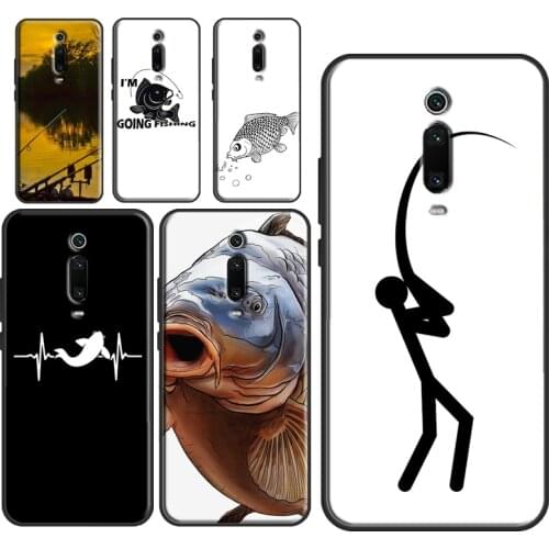 Carp Fishing Fish Phone Case For Xiaomi Mi 11 Lite Ultra Mi 10T Pro Note 10 Lite POCO F3 F2 M3 X3 Pro Cover