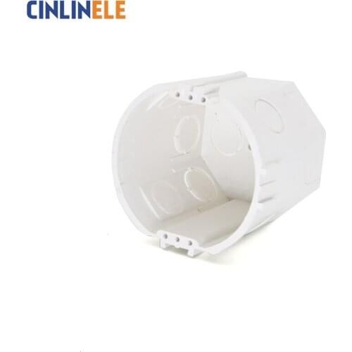 EU Switch Case Luxury Wall box European Socket Lvory White Brief Art Weave Light Alexa Google Home