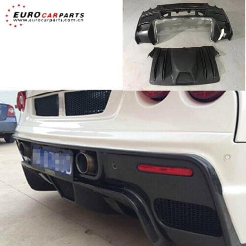 F430 rear bumper fit for asi style FRP or carbon fiber rear bumper with rear lip