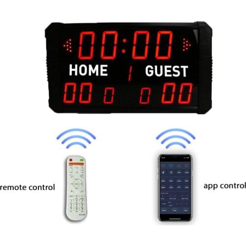 Ganxin for APP and Remote Control Electronic Scoreboard Basketball Time Clock Equipment