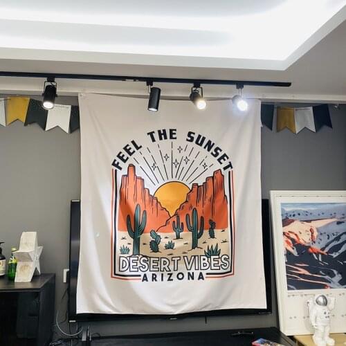 Tapestry Wall Desert Vibes Blanket Hanging Bohemian Bed Blankets Home Decor Tapestry Pinic Carpet Punk Decortive Gothic Rug