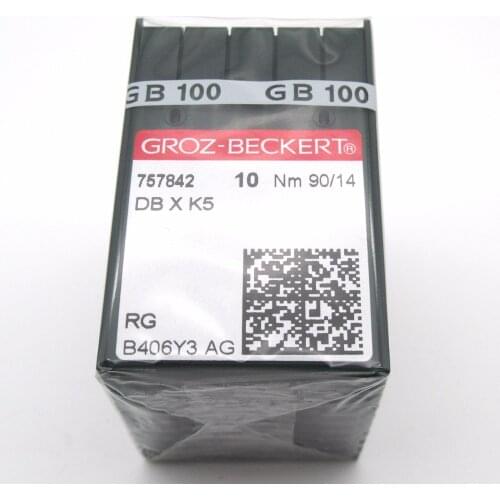 100 Groz Beckert DBXK5 Embroidery Sewing Machine Needles Compatible with Tajima Barudan SWF Industrial Embroidery