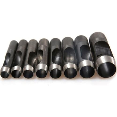 Leather Hole Punch - Round Steel Leather Craft Hollow Hole Punch 1.0-25mm for leather , plastic etc