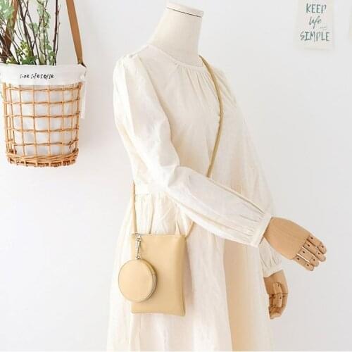 Cute Cellphone Bag for Girls pu Leather Bag Students Convenient Shoulder Bag Pretty Crossbody Bags Women Messenger Bags Fashion