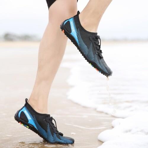 Men Aqua Shoes Breathable Upstream Shoes for Women Quick Dry Swimming Footwear Unisex Outdoor Breathable Upstream Beach Shoes