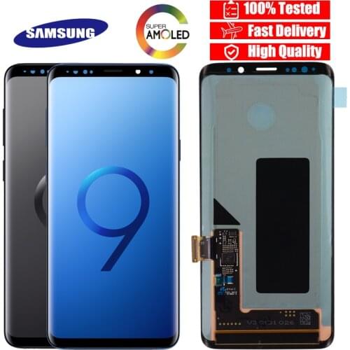 NEW 100% SUPER AMOLED 5.8" LCD Replacement for SAMSUNG Galaxy S9 LCD Touch Screen Digitizer with Frame G960 G960F display