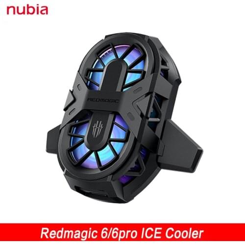 2021 New Original Nubia RedMagic 6 Gaming Phone Dual Core Fan Cooler For RedMagic 6 Phone Radiator For Redmagic 6Pro ICE Cooling