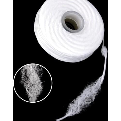 New 5 Rolls Water Fluffy Dental Flosser 50 Meter Dental Floss Wire Built-in Spool Waxed Mint Flat Wire Tooth Whitening Cleaning
