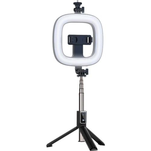 New P40D Square Fill Light Self Timer Pole Portable 6 Inch Beauty Anchor Meiyan Lamp Live Broadcast Triangle Bracket