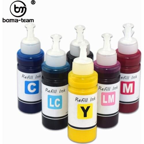 100ML*6colors Pigment Ink For Epson R265 R285 R360 RX560 RX585 RX685 RX560 P50 PX650 PX660 PX700 PX710 PX720 PX730 PX800 Printer