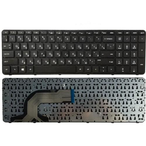 NEW Russian Keyboard for HP Pavilion 15-f000 15-g000 15-h000 15-r000 15-F 15-G 15-H PK1314D2A05 V140502AS1 RU black with fram