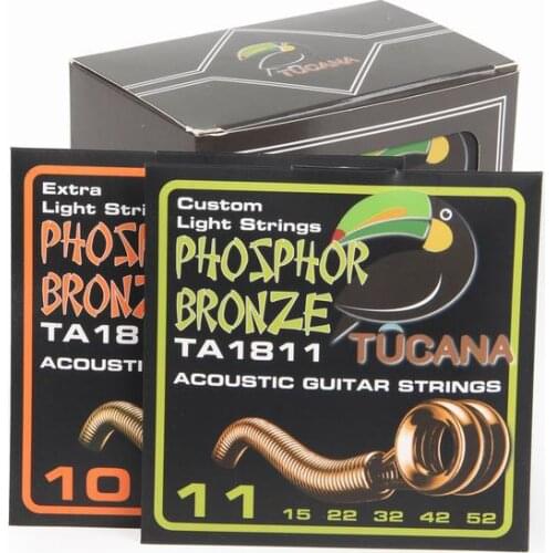 Acoustic guitar strings Nanoweb Film Coating Anti Rust Phosphor Bronze 010 011