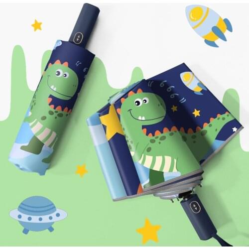 T-Rex safety umbrella for children fully automatic folding