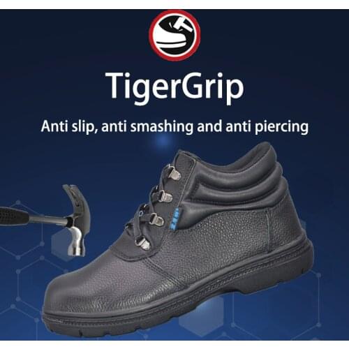 Tigergrip Safety Work Boots Waterproof Construction Work Shoes Anti-Puncture Safety Shoes Anti-smashing Outdoor Boots Man Male