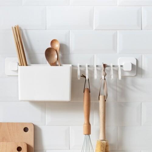 Contracted wall hang kitchen hook rack hook strong glue buy thing to wear toilet to need to punch hole row hook hook type
