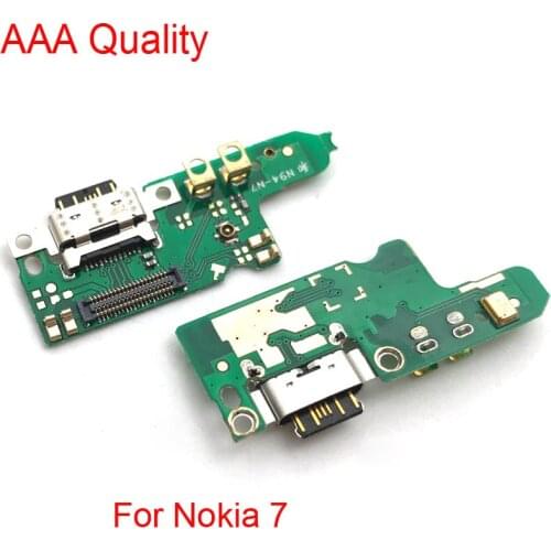 Replacement For Nokia 7 USB Charging Port Micro Dock Connector Board Flex Cable Ribbon Part