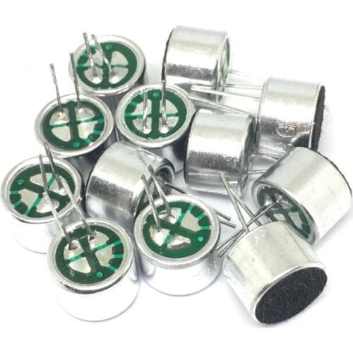 10pcs 9*7/ 9x7mm capacitive/ electret mic/ pickup/ sensitivity microphone 9767 microphone