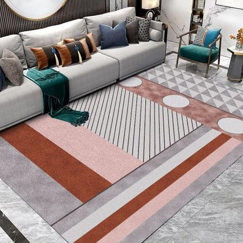 2020 Nordic Red Carpet For Living Room Area Rugs Anti-slip Badroom Large Rug Coffee Pad Decor Yoga Mat Bedroom Home Table