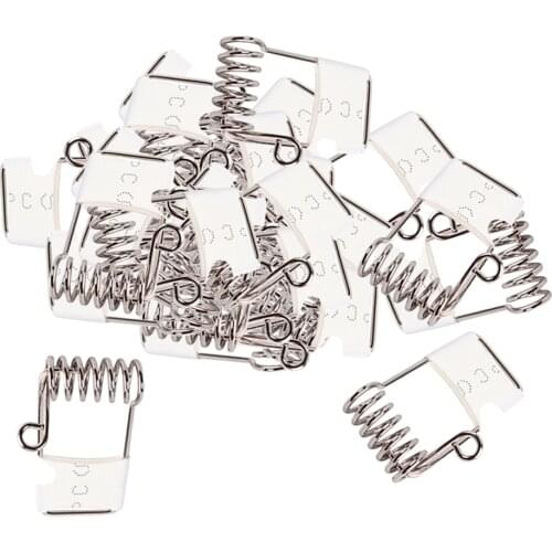 30 Pieces LED Panel Spring Clip Led Lamp Tube Fixed Circle Spring Clip