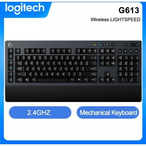 Logitech G613 Wireless LIGHTSPEED Mechanical Keyboard 2.4GHz Bluetooth Omron Switch Super Life Game Keyboard