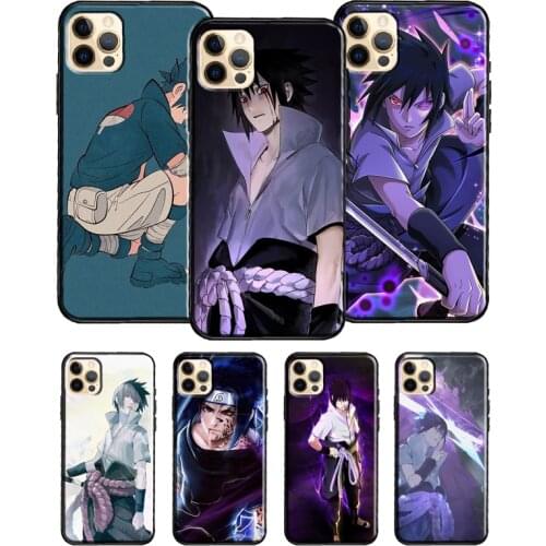 Japanese Anime S-Sasuke For iPhone 12 Pro Max Mini 7 8 Plus Phone Case For iPhone 11 Pro Max XS XR X SE 2020 Cover
