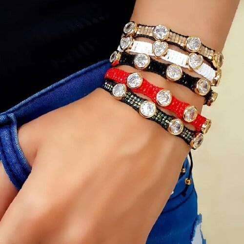 Go2boho Miyuki Bracelet Women Rhinestone Pulseras Bileklik Fashion Accessories Jewellery Factory Handmade Loom Bracelets Jewelry