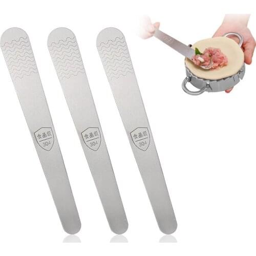 4 Pieces Stainless Steel Chinese Dumpling Stuffing Spoon Kitchen Tools Accessories