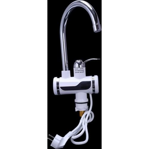 Instant Electric Shower Water Heater Instant Hot Faucet Kitchen Electric Tap Water Heating Instantaneous Water Heater EU Plug