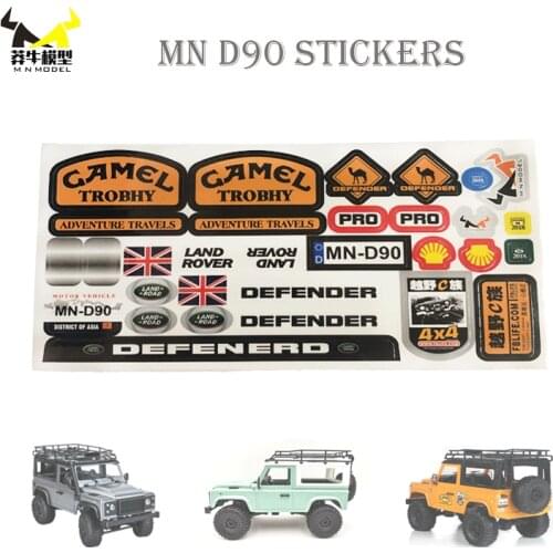MN D90 D91 MN99S MN45 WPL B1 B14 B24 C14 C24 B16 B36 RC Car Spare Parts DIY Simulation Body sticker
