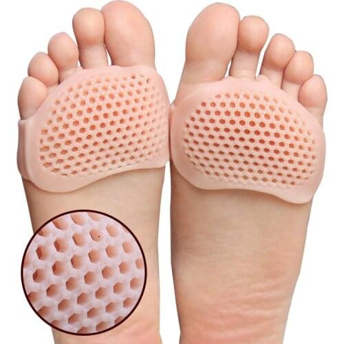 Silicone Padded Forefoot Insoles High Heel Shoes Pad Gel Insoles Breathable Health Care Shoe Insole High Heel Shoe Insert