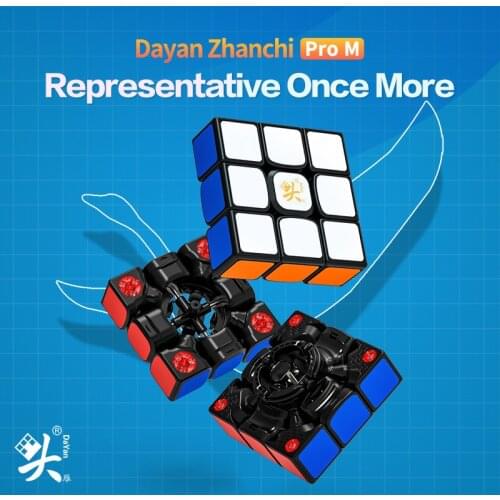 2021 New Flagship DaYan ZhanChi Pro M 3x3 Magnetic Speed Cube DaYan 3x3x3 Cubo Magico ZhanChi Pro M Magic Cube for Children