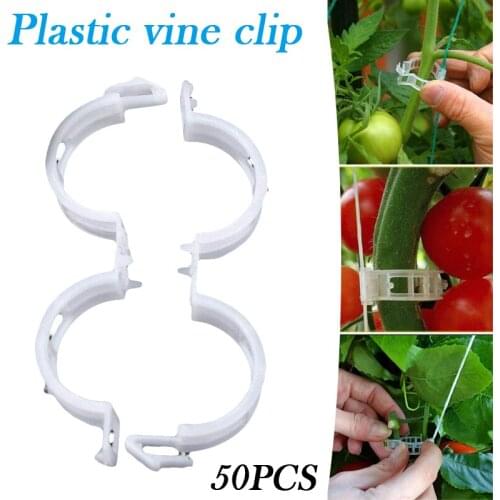 Newly Plant Support Clips Garden Trellis Durable Vegetable Supports Clips Makes Crop to Grow Upright and Healthier For Plants
