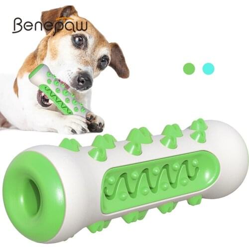 Benepaw Durable Dog Chew Toys For Small Large Dogs Nontoxic Safe Indestructible Tooth Cleaning Puppy Pet Toys Food Dispensing