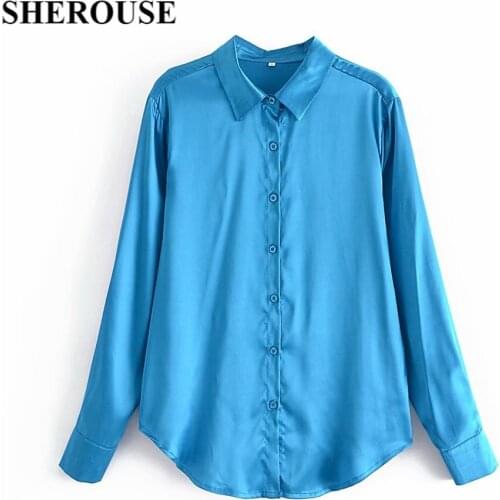 Sherouse Blue Blouses