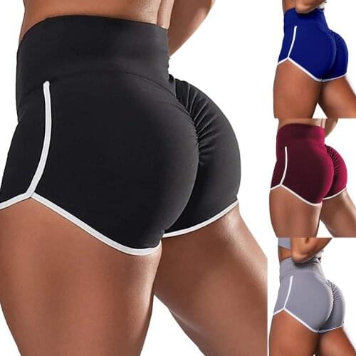 Large Size Women High Waist Hip Lifter Slim Yoga Sports Shorts Boxers Hot Pants