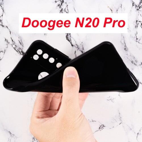 For Doogee N20 Pro Case Silicon Cover Soft TPU Matte Pudding Black Phone Protector Shell For Doogee N20 Pro Bumper Capa Coque