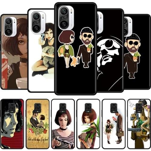 Silicone Case For Xiaomi Redmi Note 9s 7 8t 9 8 10 9a 9c 9t K40 Pro Soft Coque Phone Bumper Leon Matilda Natalie Portman