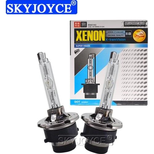 SKYJOYCE 2PCS D2S 6000K Xenon 55W HID Bulbs 5000K 8000K 35W D4S 4300K Car Headlight Original Design Super Version D2S HID Bulb
