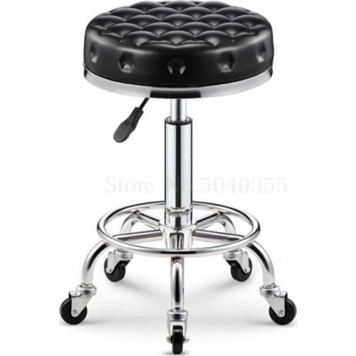 Rotating lift back salon chair high bar stool home fashion creative beauty round stool swivel chair bar chair