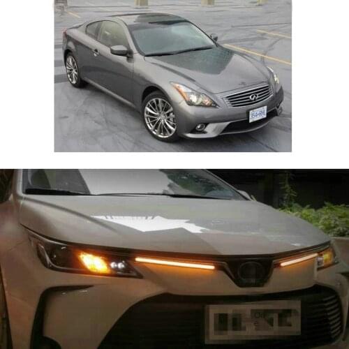 LED Daytime Running Light DRL Turn Signal Lamp For infiniti g37 G37 Coupe m35 m45
