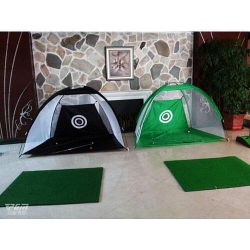 Golf Practice Tent Net Combating Cage Indoor 200*140cm Child Adult & Mats Swing Exercise Pm Single Assembly