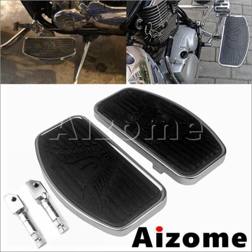 Universal Motorcycle Driver Floorboard Front Footrest Footboard Footpeg Pedal for Harley Dyna Touring Softail Honda VTX 1300 180