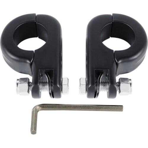 Motorcycle 1.25" 32mm Highway Foot Rest Footpegs Mounting For Harley Touring 883 1200