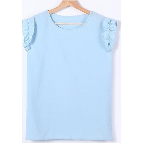 Женские синие рубашки Yoarbaful China At AliExpress