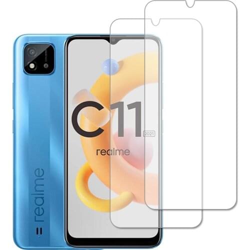 For Realme C11 2021 Glass C21 C20 C20A Screen Protector Tempered Glass Shockproof Protective Phone Film For OPPO Realme C11 2021